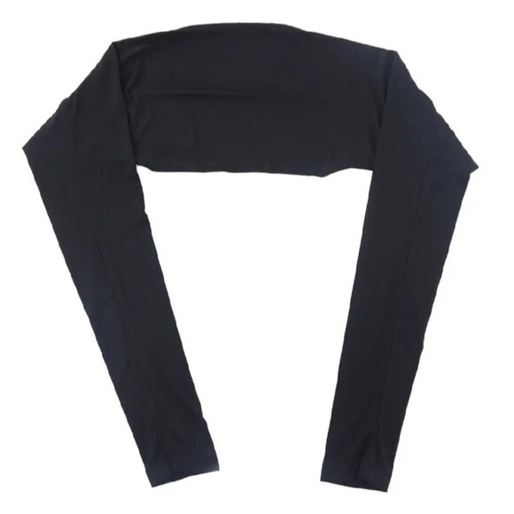 Womens Fashion Shoulder Cape Sleeves - Black - 0269 - Picture 3 of 5